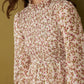 Bohera Leaola Raye Smocking Full Sleeve Dress