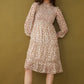 Bohera Leaola Raye Smocking Full Sleeve Dress