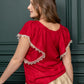 Bohera Shania Embroidered Lace Top