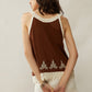 Bohera Anaelle Lace Accent Top