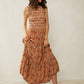 Bohera Nikki Reyn Paisley Ruffle Dress