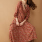 Bohera  Camille V-Neck Ruffle Dress
