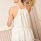 Bohera New Day Halter-Style Pattern Weave Top