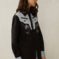 Bohera Sheela Western-Inspired Yoke Embroidered Shirt