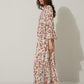Bohera Carrington V-Neck Full Length Paisley Dress