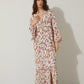 Bohera Carrington V-Neck Full Length Paisley Dress
