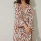 Bohera Carrington V-Neck Full Length Paisley Dress