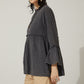 Bohera Kimmee Flared Sleeve Babydoll Denim Wash Top