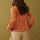 Bohera Naranja Button-down Top