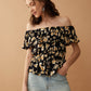 Bohera Aveline Flounce Off-Shoulder Top