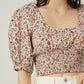 Bohera Juleebee Short Waist Floral Top