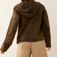 Deena Watson Hooded Patchwork Jacket