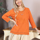 Glorydale Top In Orange