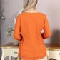 Glorydale Top In Orange