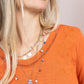 Glorydale Top In Orange