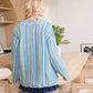 Earlene Striped Button Top