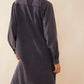 April Snow Button Dress