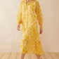 Eliana Gold Empire Dress