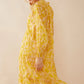 Eliana Gold Empire Dress