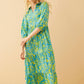 Minerva Floral Drop Waist Dress