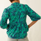 Artemis Floral Peplum Top