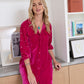 Victoria Velvet Shirt Dress