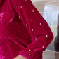 Victoria Velvet Shirt Dress