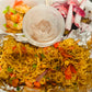 Noodles,Shrimps with Beef Suya