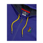 Psycho Bunny Warwick Color-Block Logo Zip-Up Men Hoodie Bold Blue