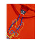 Psycho Bunny Barbon Neon Glow Men Hoodie Bonfire Orange