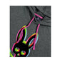 Psycho Bunny Holloway Men Hoodie Heather Silver
