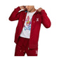 Psycho Bunny Bennett Full Zip Men Hoodie Mulled Wine
