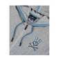 Psycho Bunny Priory Zip-Up Men Hoodie Heather Grey/Blue