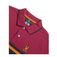 Psycho Bunny Corby Stripe Men Polo Shirt Cranberry