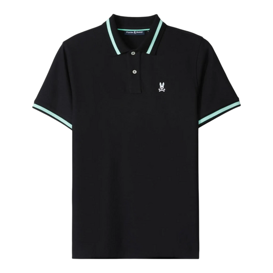 Psycho Bunny Irving Pique Polo Men’s Shirt – Bright Cactus Green