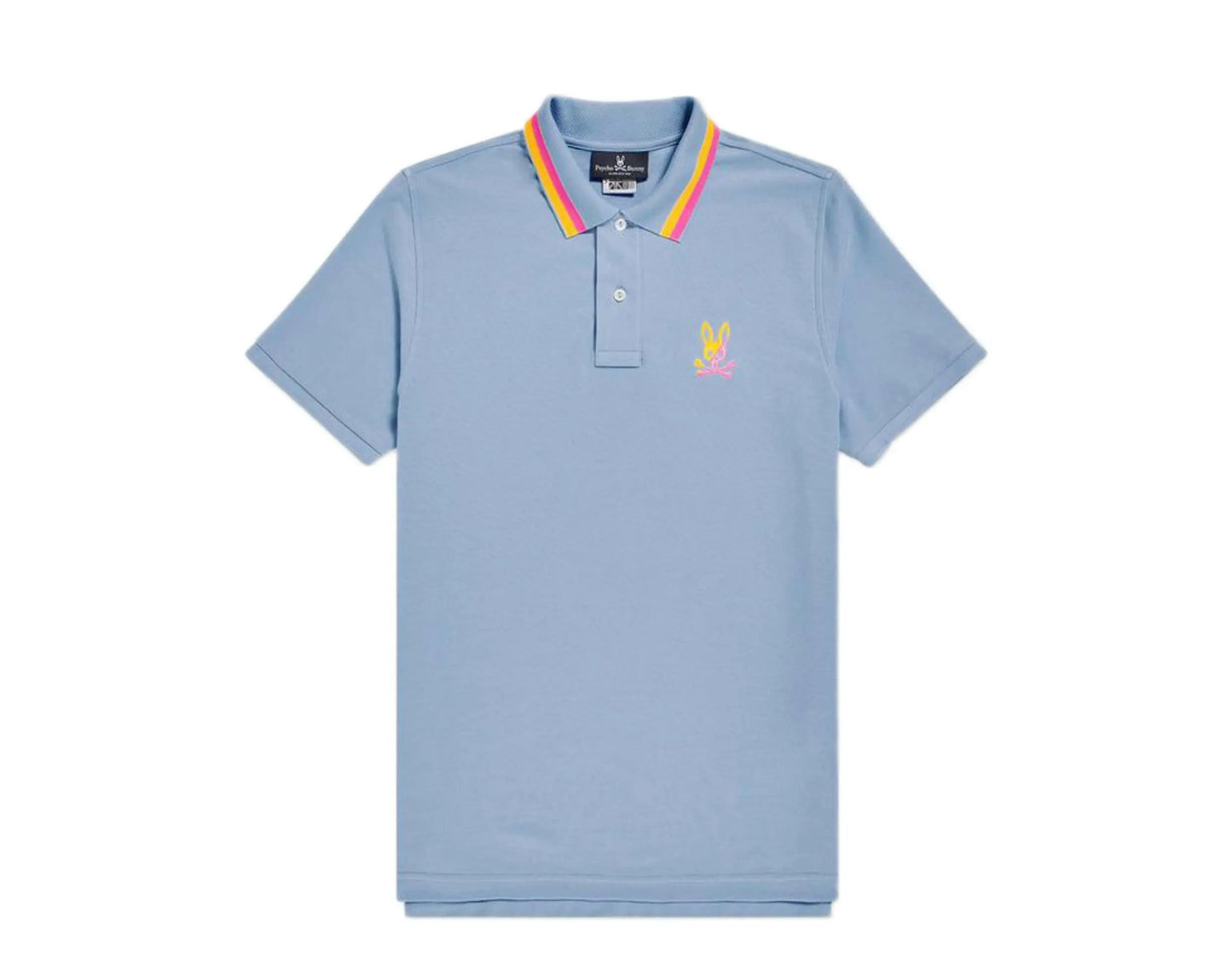 Psycho Bunny Surrey Men Polo Shirt Cayman Blue