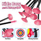 Contixo Kids Bow and Arrow Archery Set - Outdoor Toy, Safe Suction Cup Arrows, Ages 6-13 - Pink by Contixo