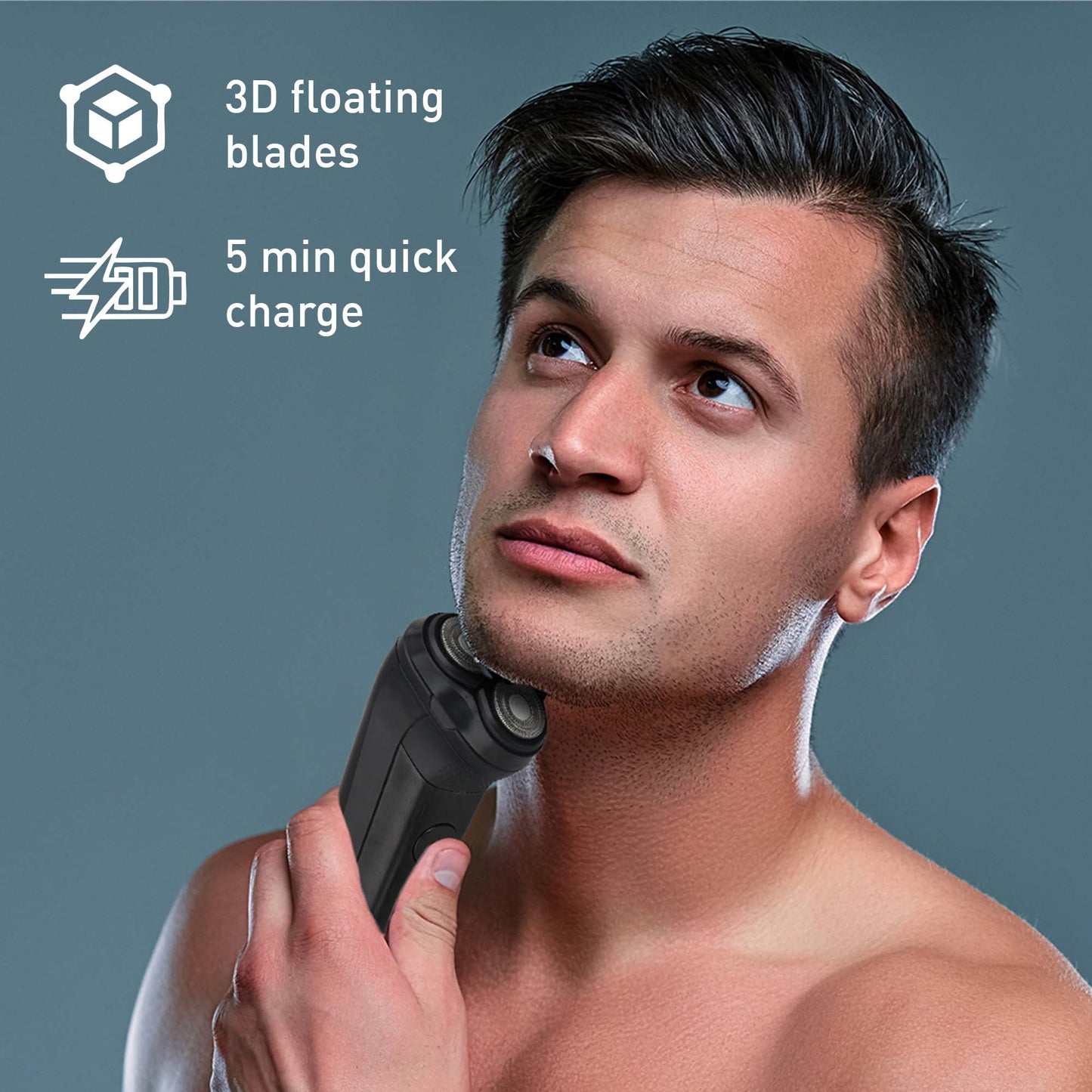 The Ultimate Men's Grooming & Relaxation Bundle – Beard Care, Electric Shaver, and Massage Gun by Pursonic