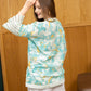Ashley Flutter Top In Blue