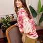 Ashley Flutter Top In Pink
