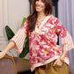 Ashley Flutter Top In Pink