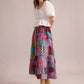 Love's Patchwork Skirt In Multicolor