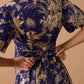 Midnight's Garden Dress In Blue