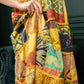 Savannah's Serendipity Patchwork Dress In Yellow