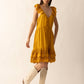 Goldie's Joy Dress In Mustard