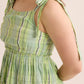 Madison's Spring A-Line Dress In Green