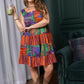 Alicia's Starfire Dress In Orange