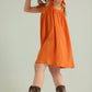 Ava's Hope Babydoll Dress In Orange