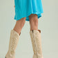 Ava's Hope Babydoll Dress in Blue