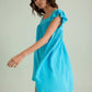 Ava's Hope Babydoll Dress in Blue